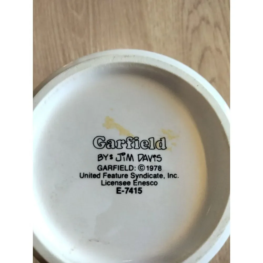 Garfield Coffee Cup‎ By Jim Davis 1978 E-7415